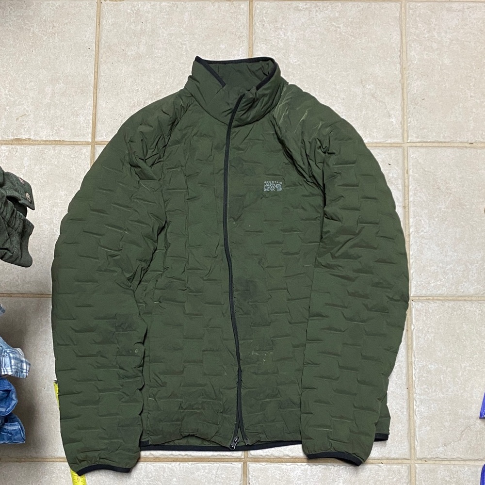 Mountain Hardwear Olive Puffer Jacket